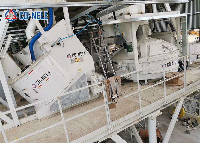 科尼樂混凝土砌塊生產線：立軸行星式攪拌機和強力混合機
