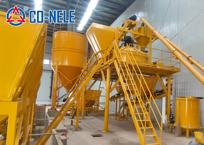 科尼樂CMPS250 + CMP1500行星式混凝土攪拌機：專為 Besser 磚塊生產線精準匹配